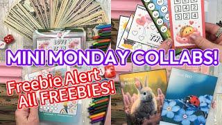 MINI MONDAY COLLABS! HAPPY MAIL TOO! Savings challenges cash stuffing for sinking funds! Randomizer