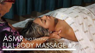 ASMR Massage (No Talking) With Music | Full Body Massage #2 | 4K