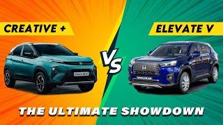 Honda Elevate V vs. Tata Nexon Creative Plus - Ultimate Compact SUV Showdown!