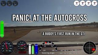 Buddy's reaction to co-driving the GTI - Bernard's first run TSCC PE#7 NCCAR - #671 XA