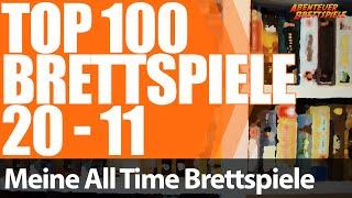 Top 100 Brettspiele - Plätze 20 bis 11 | Abenteuer Brettspiele