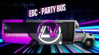 LimoVenture Party Bus limo limousine rental service for EDC Orlando