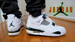 JORDAN 4 OXIDIZED GREEN REVIEW & ON FEET | AJ4  HYPE DYING 