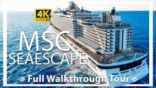 MSC Seascape | Full Walkthrough Ship Tour & Review | All Spaces | 4 ultra HD | Yacht Club Access