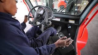 Forklift Test at Hala Service Yard, Sharjah