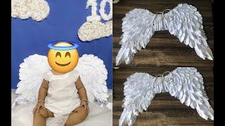 DIY Angel Wings with Cardboard and Paper | Make your own wings for photoshoot prop | Paper Craft