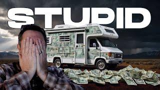 We spent our LIFE SAVINGS on a motorhome: MISTAKE