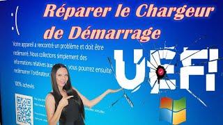 REPARER LE CHARGEUR DE DEMARRAGE UEFI ( Ecran bleu )