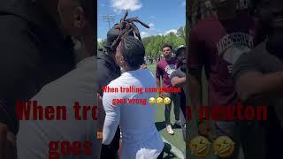 WHEN TROLLING CAM NEWTON GOES WRONG full video out now ‼️ #trending #football #deestroying