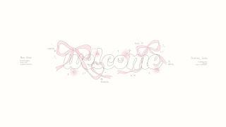 cute 'cream' aesthetic Intro & Outro templates w/ pink ribbons| FREE FOR USE