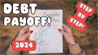 A Debt Planner Binder | Beginner Tutorial  w/ PRINTABLES!! | Debt Payoff Organizer !