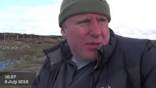 The Cheviot walk to summit