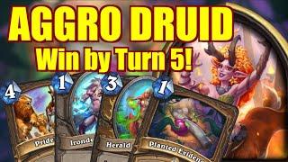 WINS ARE FAST & FURIOUS!| Aggro Druid| Castle Nathria| Hearthstone