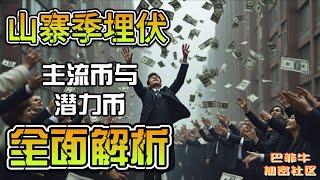 山寨季埋伏策略，主流币与潜力币全面解析！#eth #bnb  丨12.14丨巴菲牛加密解析丨