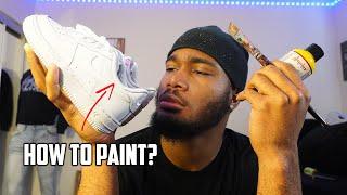 HOW TO: PAINT THE INSIDE OF AF1'S? THE EASIEST WAY!