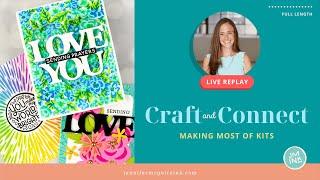 LIVE REPLAY: Using Cardmaking Kits [Many Cards!]