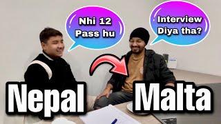 Story of a Cleaner in Malta ! Nepal to Malta in 7 lakhs ! Malta work Permit Process 2021