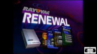 Rayovac Renewal Batteries Commercial - 1996