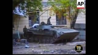 Чечня, Грозный (15-18 августа 1996г.). Авиабаза в Ханкале, бой, пленный боевик.