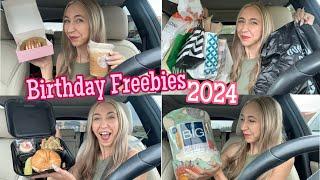 BIRTHDAY FREEBIES 2024 | SHOP & EAT FOR FREE ON YOUR BIRTHDAY