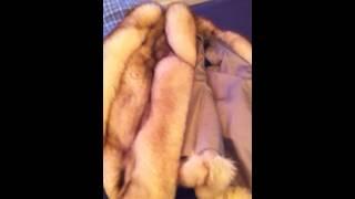 Blue Fox Fur Coat