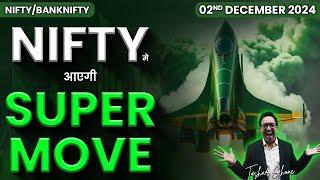 Nifty Prediction & Bank Nifty Analysis for Monday | 2nd December 2024 | Banknifty Tomorrow