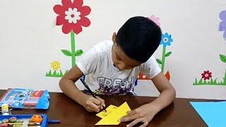 House craft /house craft ideas with paper/paper house/ easy house craft #housecraft