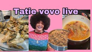 Tatie VOVO live ap fè manje