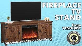 Yeshomy Fireplace TV Stand Review: Unboxing, Assembly & Features | Perfect for Your Living Room!