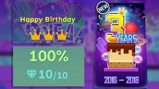 Rolling Sky - Happy Birthday (6 Star Level)