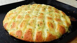 Knoblauch-Mozzarella-Brot - lecker!