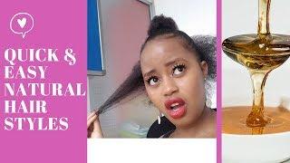 Quick and Easy Go To Natural Hair Styles