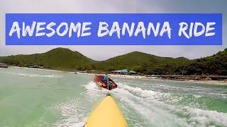Awesome Banana Boat Ride In The Sea. Water Sport Adventure. #shorts