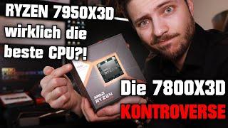 Die 7800X3D KONTROVERSE  RYZEN 7950X3D wirklich die beste CPU?! 1080p 1440p Gaming Benchmark Review