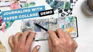 Creating A Mixed Media Collage In My Art Journal