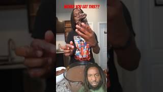 He made a chocolate mold of his hand #shorts #chocolate #sweet #viral #trend #tiktok #subscribe #fyp