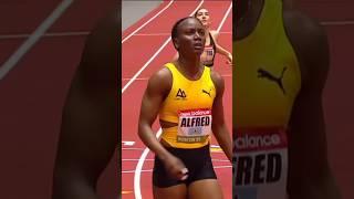 New national record for Julian Alfred | Women 300m final | Julian Alfred Vs Dina Asher Smith #shorts