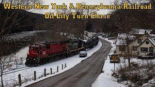 Western New York & Pennsylvania Railroad Oil City Turn Chase - Meadville PA to Oil City PA