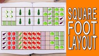 Square Foot Gardening - Layout Plans & When To Start Planting