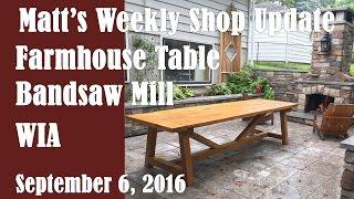 Matt's Weekly Shop Update - Sept 6, 2016