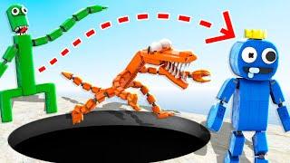 Who has the Longest Jump? - Lego Rainbow Friends (Garry's Mod)