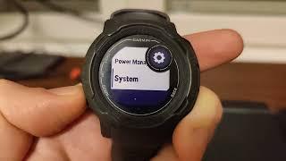 Garmin Instinct 2 - Turn Off Sleep Mode