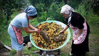 Meat Rice Recipe in the Village – Making Dried Plums for the Winter