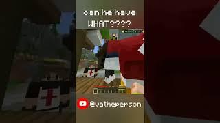 can he have WHAT????  #minecraft #hiveminigames