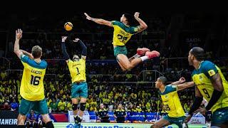 TOP 20 Craziest Actions by Volleyball Team Brazil