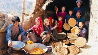 Surviving the Cold: A Morning in the Life of an Afghan Village Family Living in a Cave