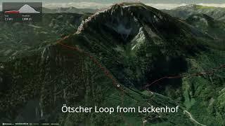 Ötscher Loop from Lackenhof ∆ hiking trails ∆ 3d-trail.com/austria/