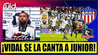 ¡ATENCIÓN JUNIOR! | ARTURO VIDAL CONTUNDENTE SOBRE INTENCIÓN DE COLO COLO EN OCTAVOS DE LIBERTADORES