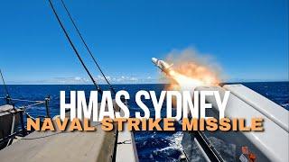 ADF |  Naval Strike Missile HMAS Sydney successful firing