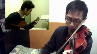 《那些年》on violin and guitar